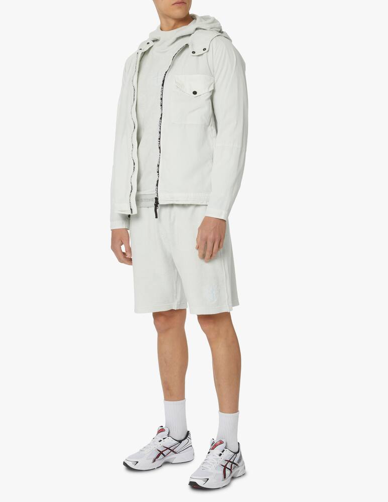 rinascente Stone Island Giacca con cappuccio con logo easy summer - grigio