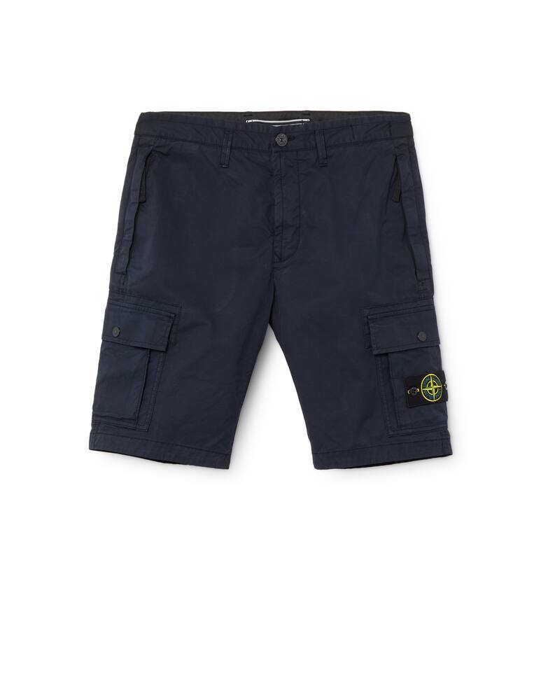 rinascente Stone Island Bermuda cargo cotone supima - blu