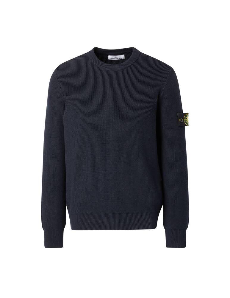 rinascente Stone Island Ribbed roundneck sweater - blue