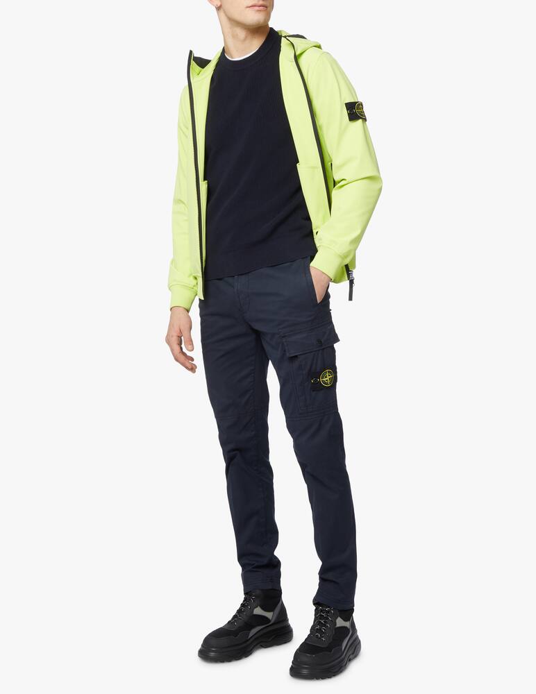 rinascente Stone Island Ribbed roundneck sweater - blue