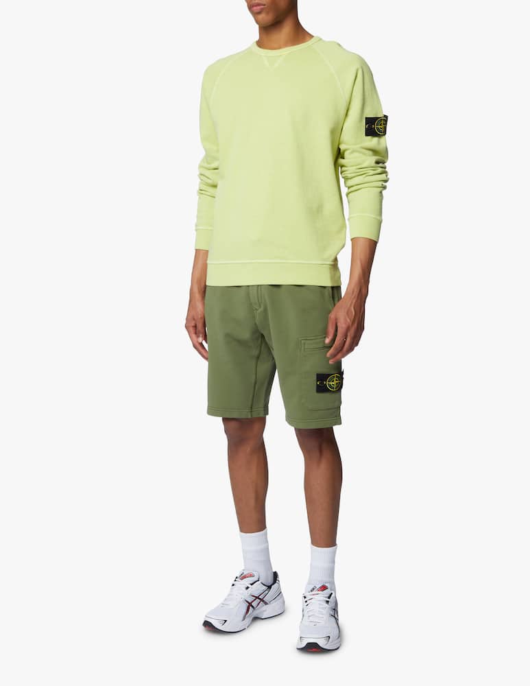 rinascente Stone Island Felpa girocollo malfile - verde