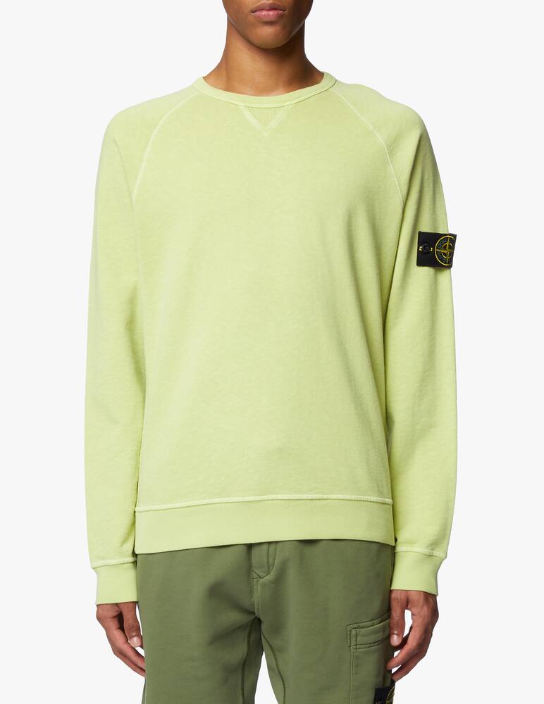 rinascente Stone Island Felpa girocollo malfile - verde