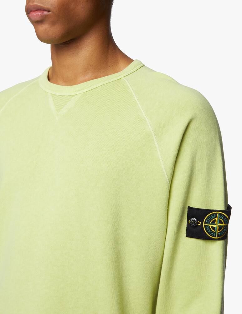 rinascente Stone Island Felpa girocollo malfile - verde