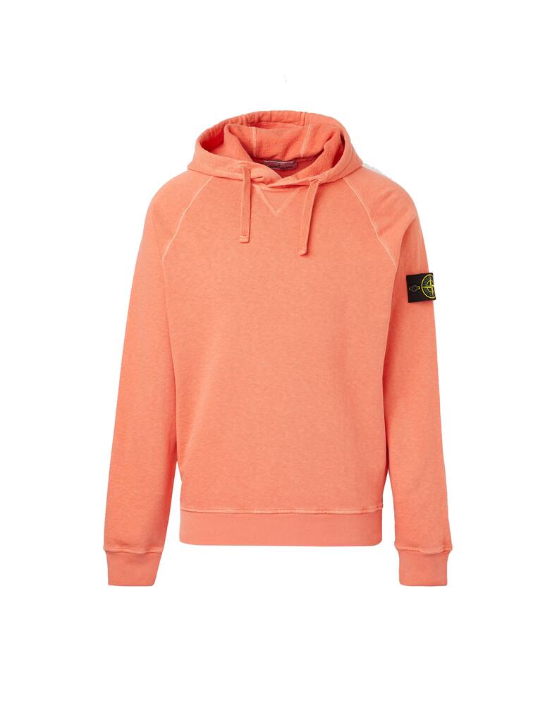 rinascente Stone Island Felpa con cappuccio malfile - arancione