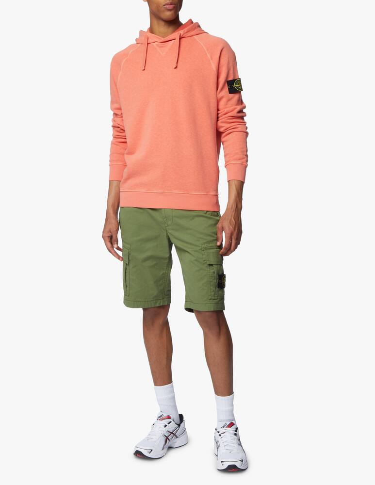 rinascente Stone Island Felpa con cappuccio malfile - arancione