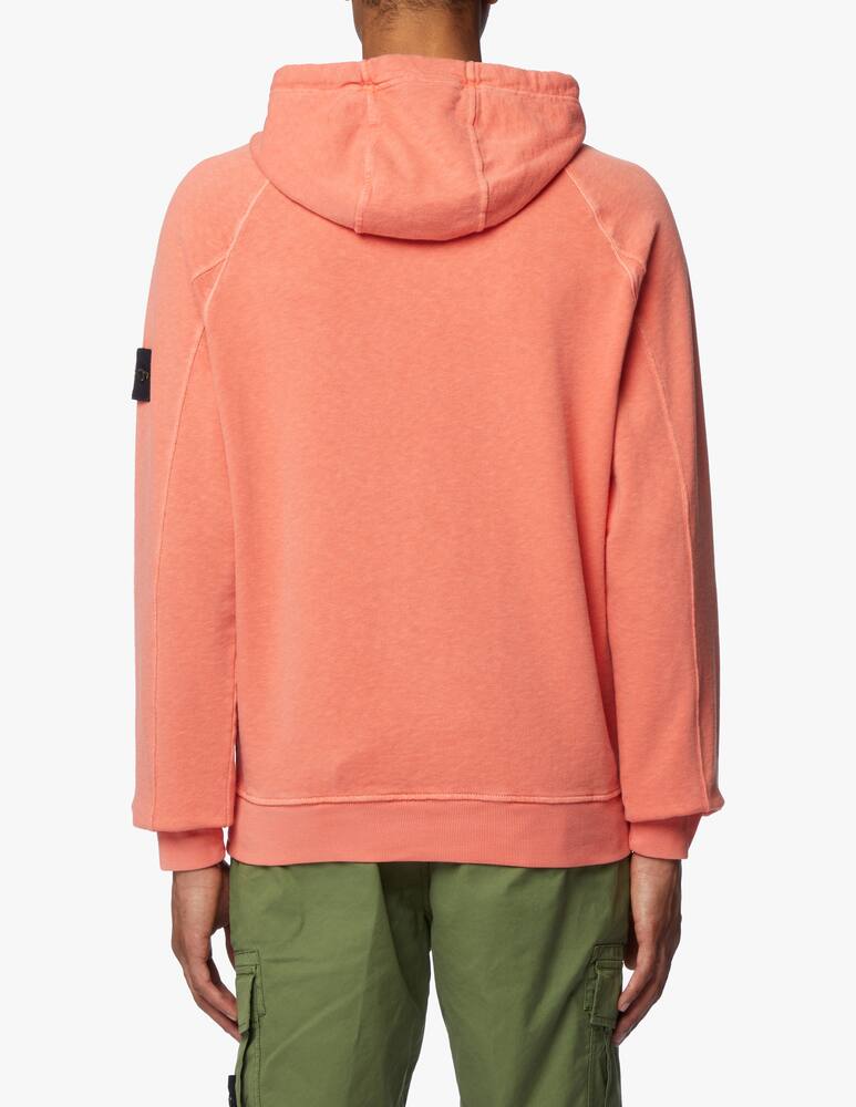 rinascente Stone Island Felpa con cappuccio malfile - arancione