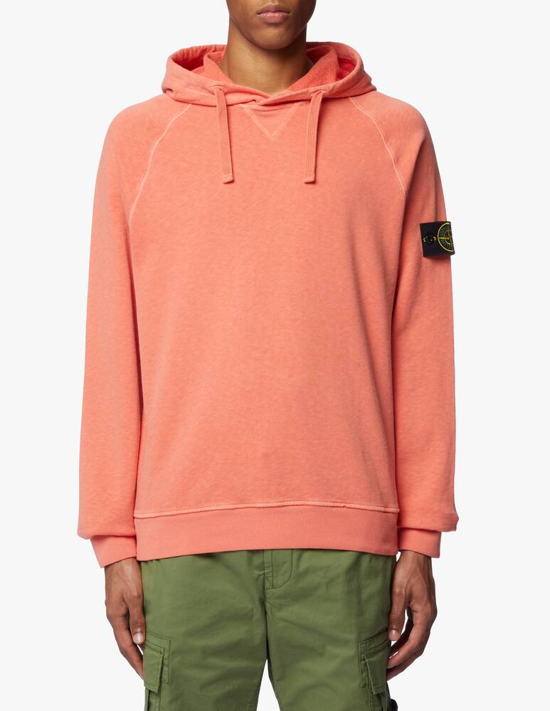rinascente Stone Island Felpa con cappuccio malfile - arancione