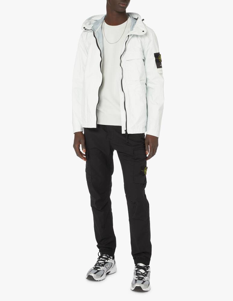 rinascente Stone Island Giacca membrana con cappuccio - grigio