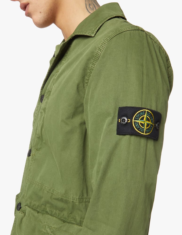 rinascente Stone Island Canvas field jacket - olive