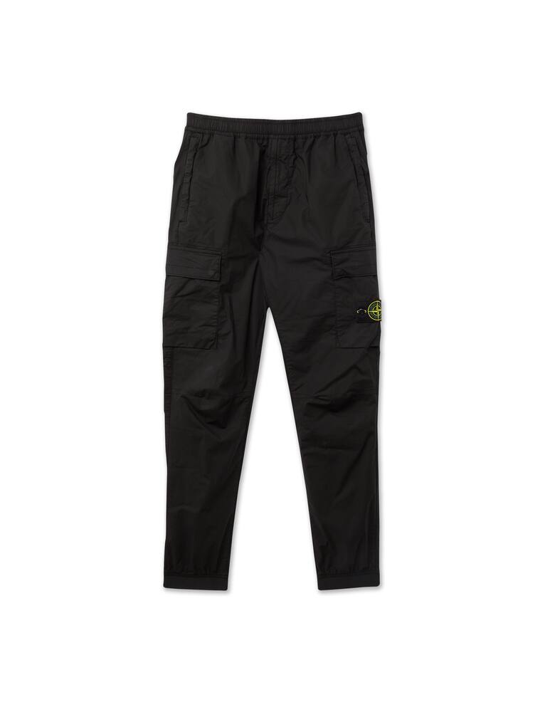 rinascente Stone Island Parachute canvas jogger cargo - black