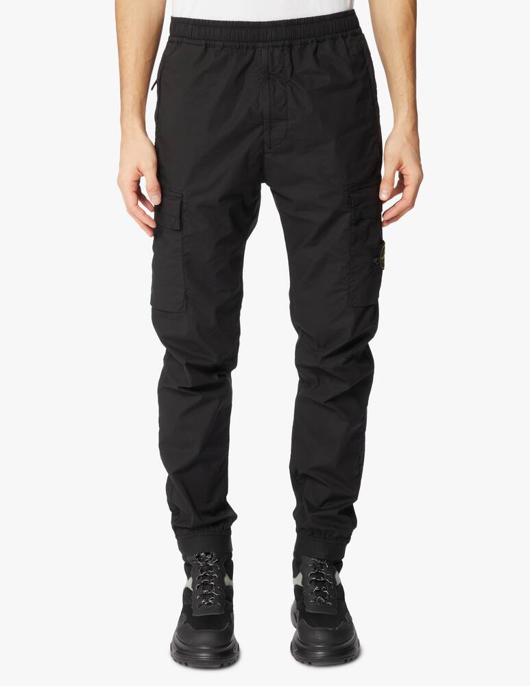 rinascente Stone Island Parachute canvas jogger cargo - black