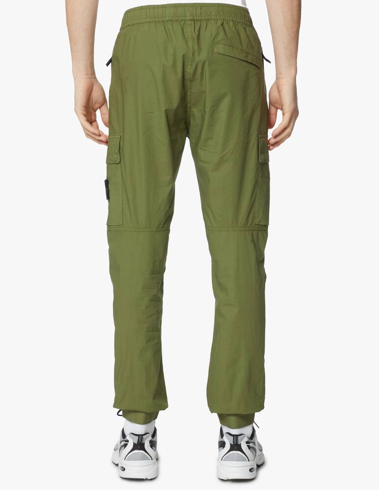 rinascente Stone Island Pantalone cargo jogger tela paracadute - oliva