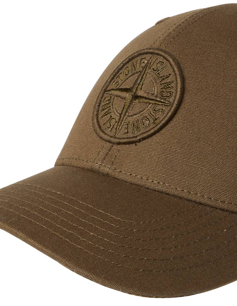 rinascente Stone Island Logo cap - olive