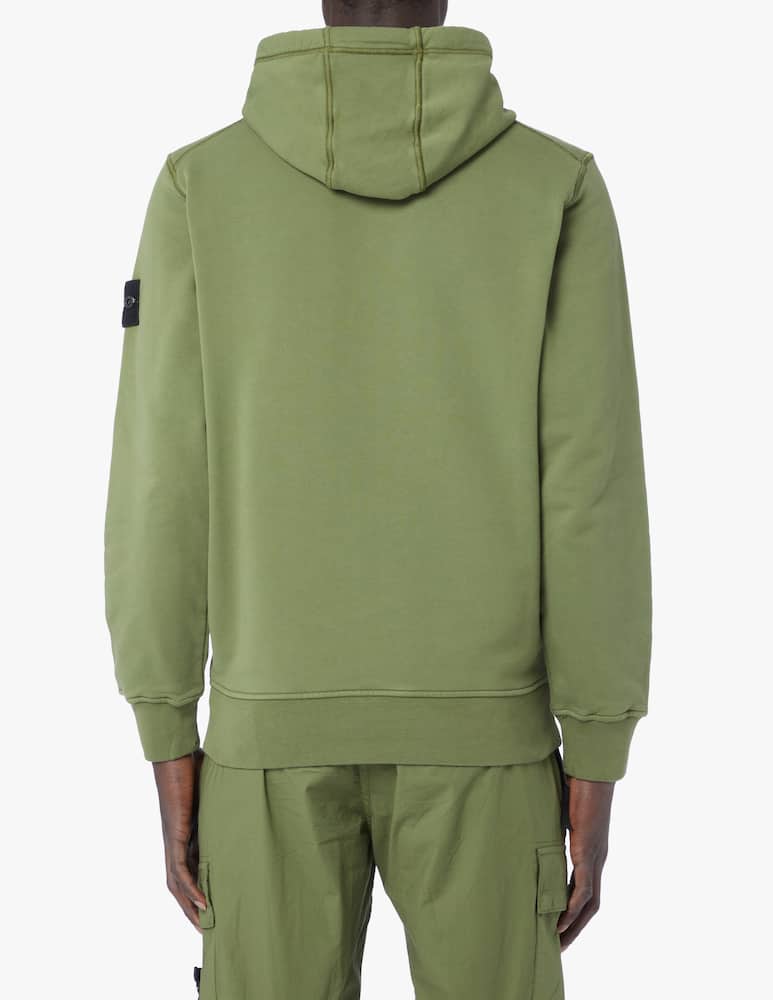 rinascente Stone Island Cap hoodie - olive