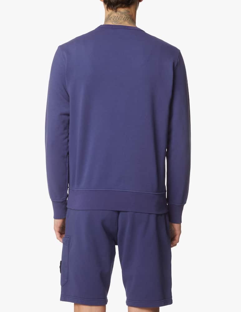 rinascente Stone Island Small star roundneck sweatshirt - blue