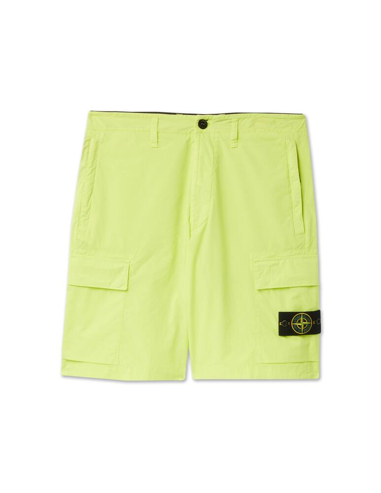 rinascente Stone Island Parachute canvas shorts - green