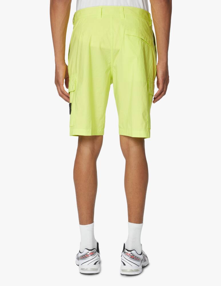 rinascente Stone Island Parachute canvas shorts - green