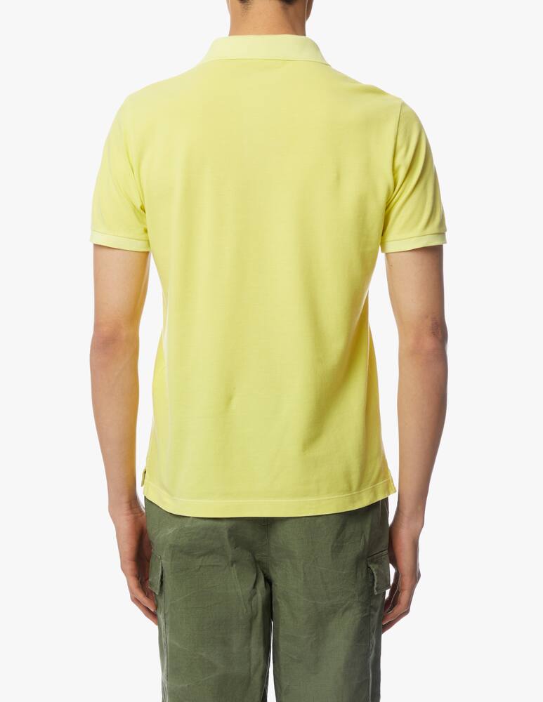 Stone Island Washed piquet polo - green - picture 3 Stone Island Washed piquet polo - green - picture 3