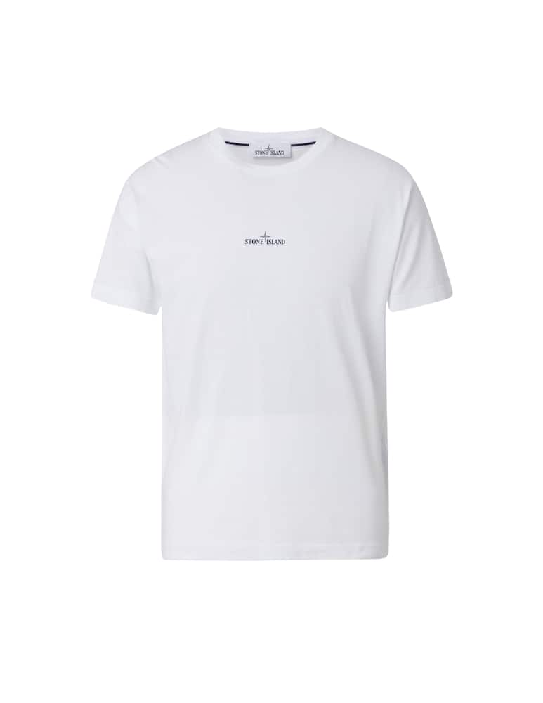 rinascente Stone Island Pin retro printed t-shirt - white