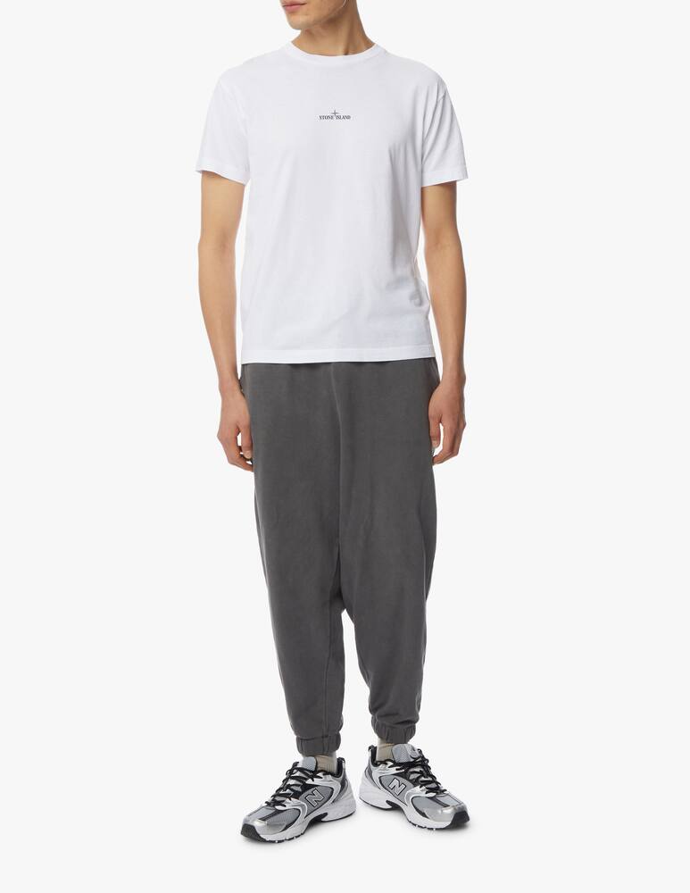 rinascente Stone Island Pin retro printed t-shirt - white