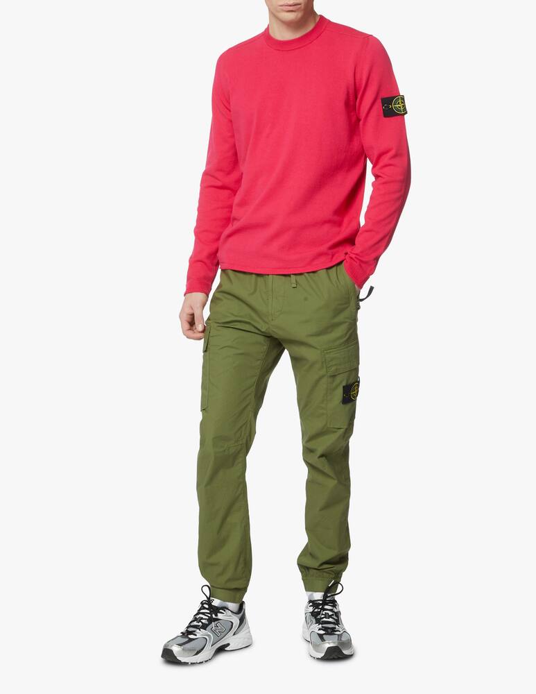 rinascente Stone Island Maglia girocollo cotone rustico - viola