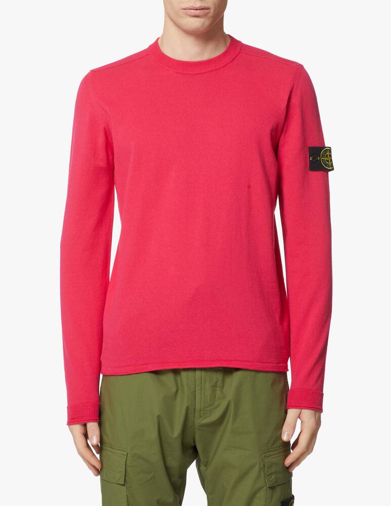 rinascente Stone Island Maglia girocollo cotone rustico - viola