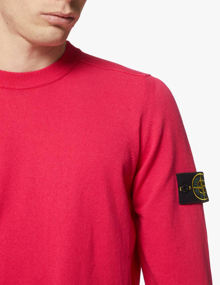 rinascente Stone Island Maglia girocollo cotone rustico - viola