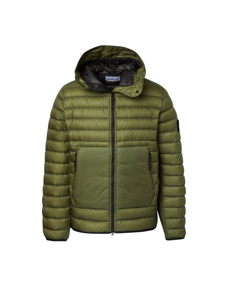rinascente Stone Island Piumino 100gr con cappuccio - oliva
