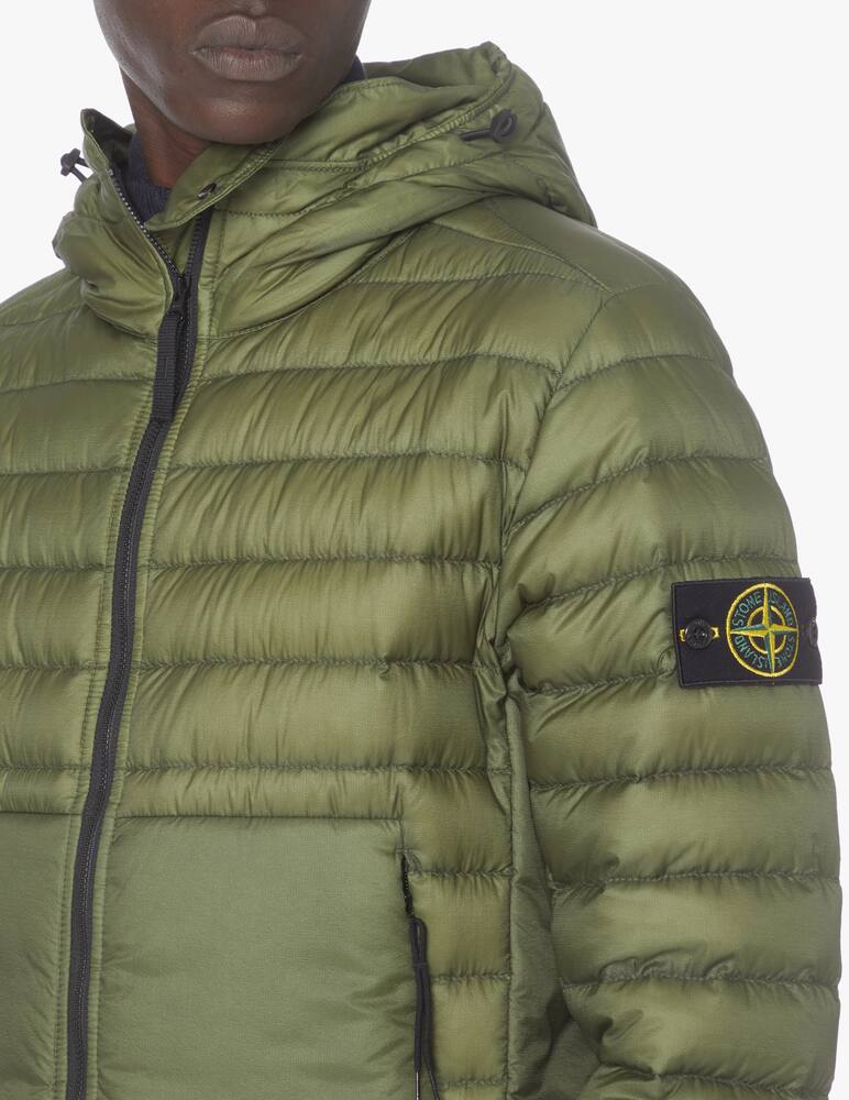 rinascente Stone Island Piumino 100gr con cappuccio - oliva