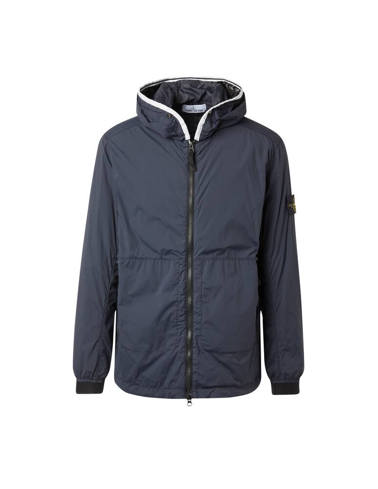 rinascente Stone Island Giacca con cappuccio skintouch - blu