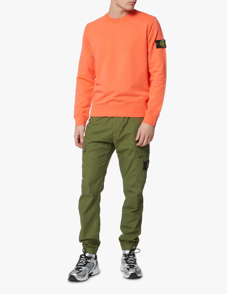 rinascente Stone Island Felpa girocollo basic - arancione