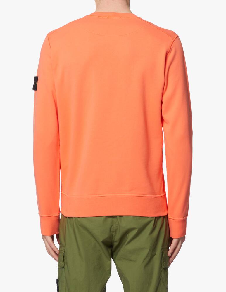 rinascente Stone Island Felpa girocollo basic - arancione