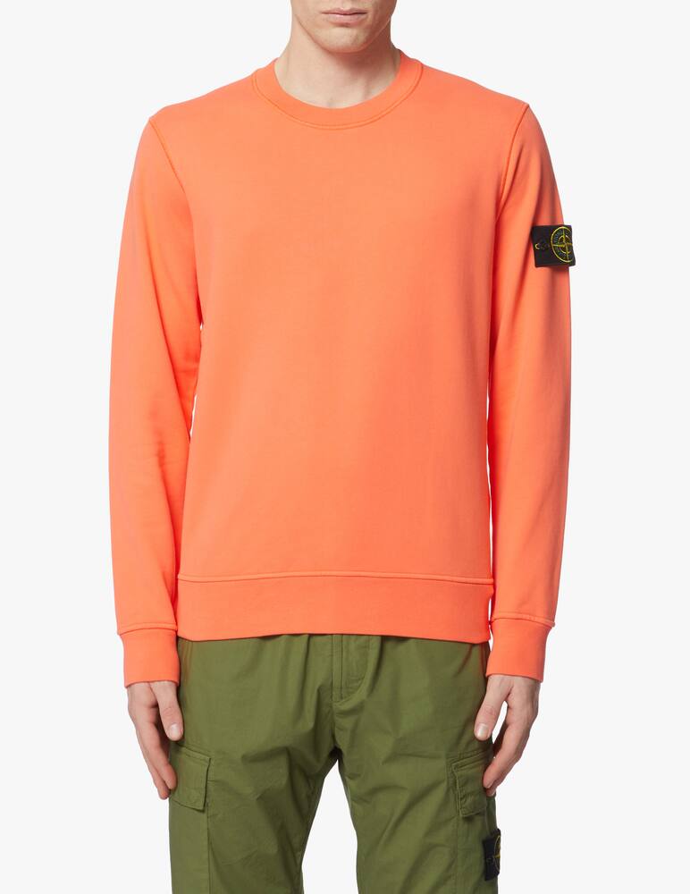 rinascente Stone Island Felpa girocollo basic - arancione