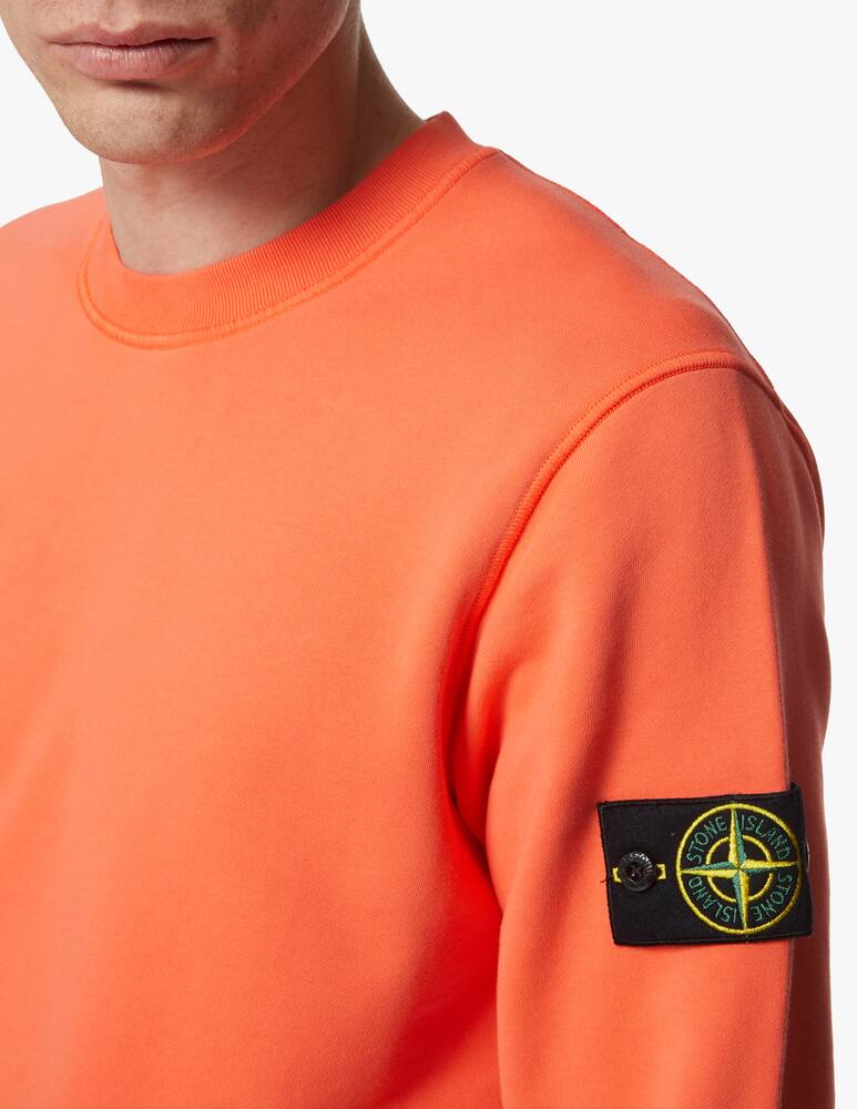 rinascente Stone Island Felpa girocollo basic - arancione