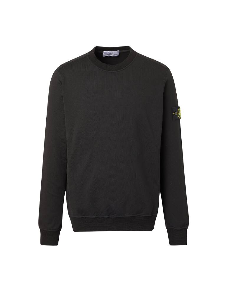 rinascente Stone Island 2zip pocket roundneck sweatshirt - black