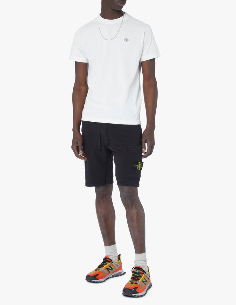 rinascente Stone Island Washed patch basic t-shirt - grey