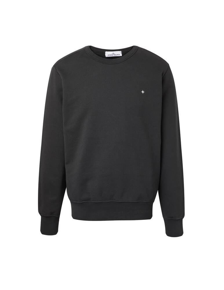rinascente Stone Island Small star roundneck sweatshirt - black