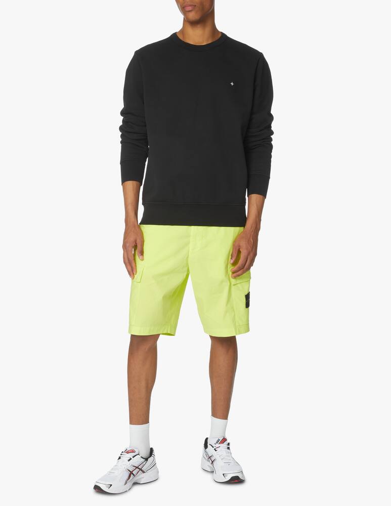 rinascente Stone Island Small star roundneck sweatshirt - black