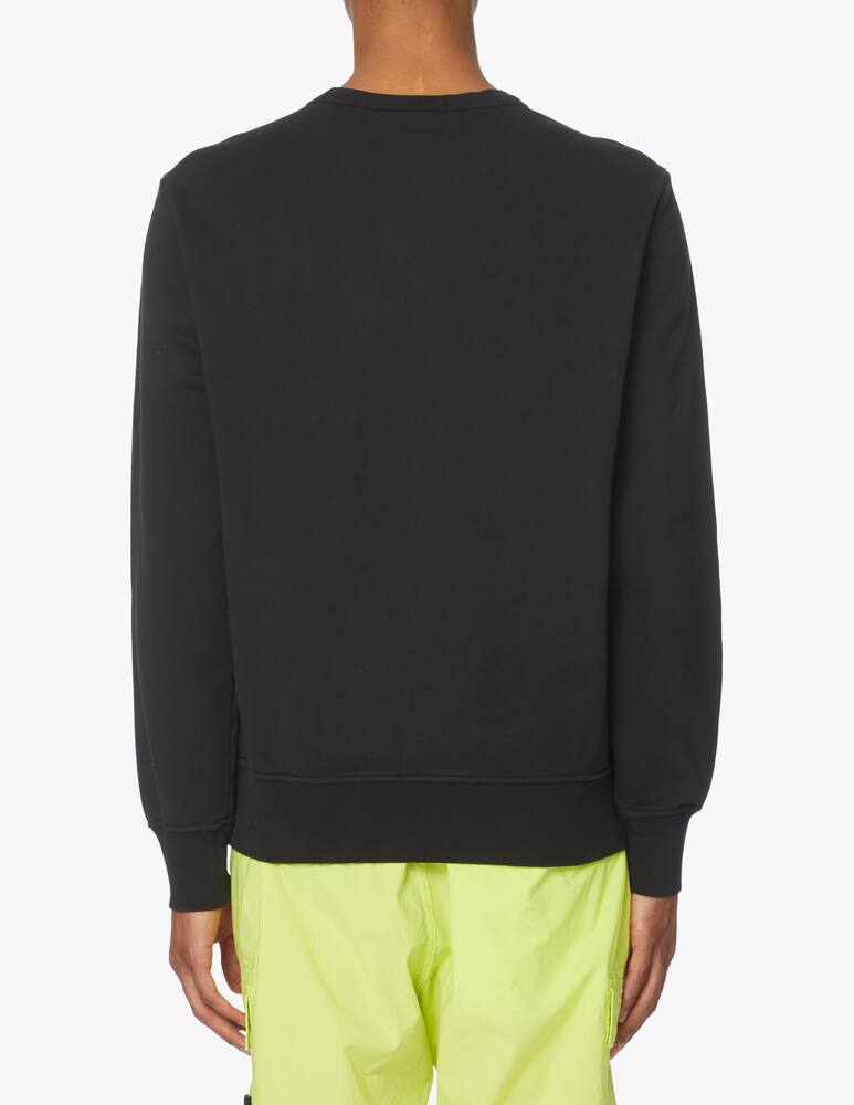 rinascente Stone Island Small star roundneck sweatshirt - black