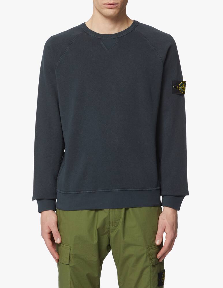 rinascente Stone Island Felpa girocollo malfile - grigio