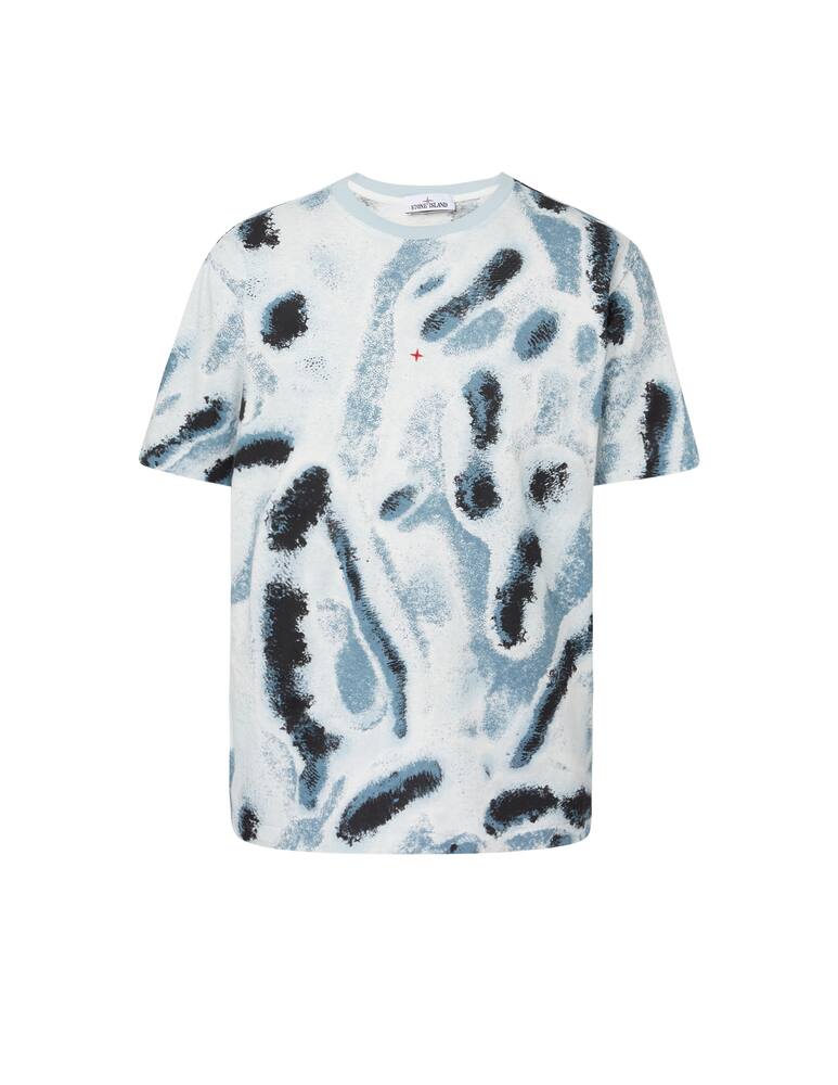 rinascente Stone Island Maglietta girocollo stampa marina eco - azzurro