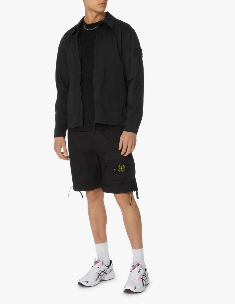 rinascente Stone Island Overshirt ghost jacket - black