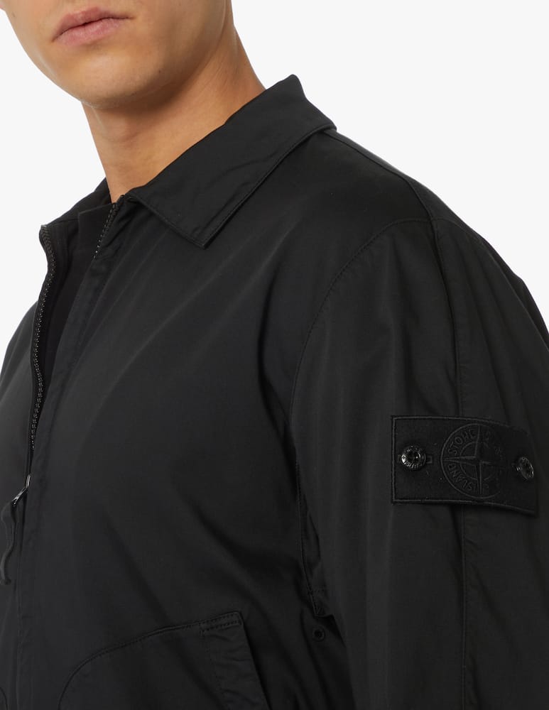 rinascente Stone Island Overshirt ghost jacket - black