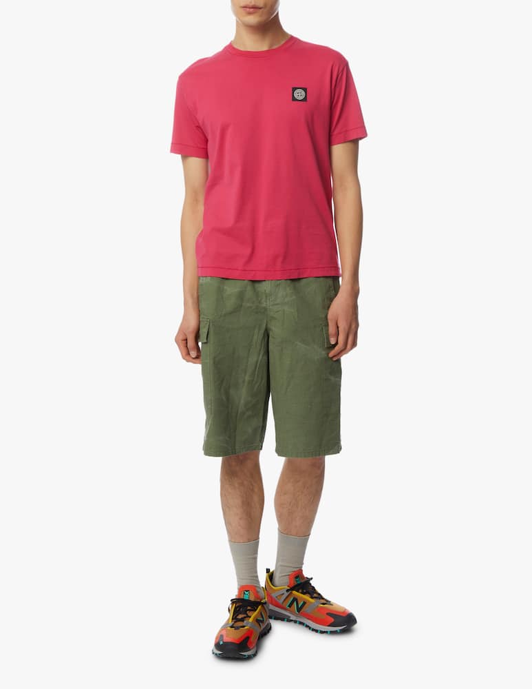 Stone Island Maglietta basica patch - viola - immagine 2 Stone Island Maglietta basica patch - viola - immagine 2