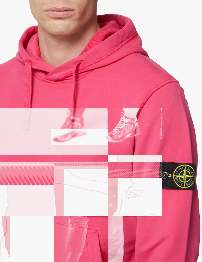 rinascente Stone Island Felpa con cappuccio cap - viola