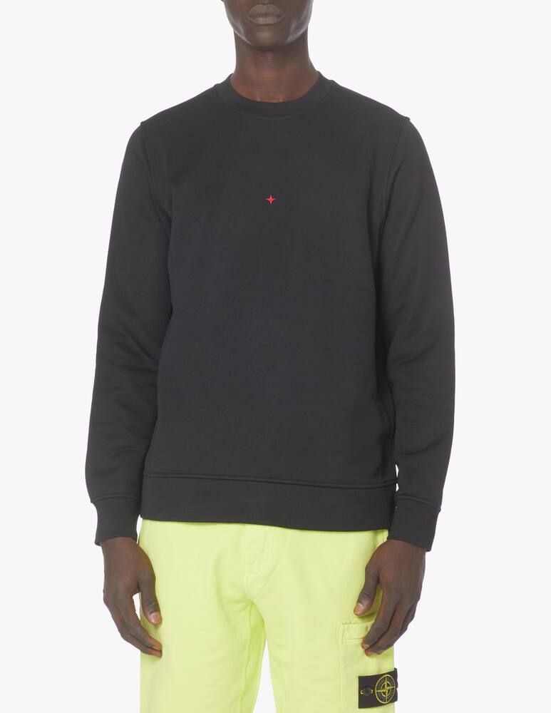 rinascente Stone Island Marina sequal eco sweatshirt - black