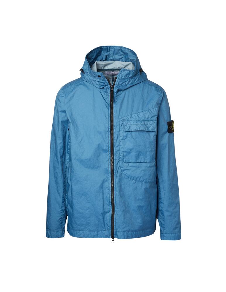 rinascente Stone Island Membrane hooded jacket - light blue