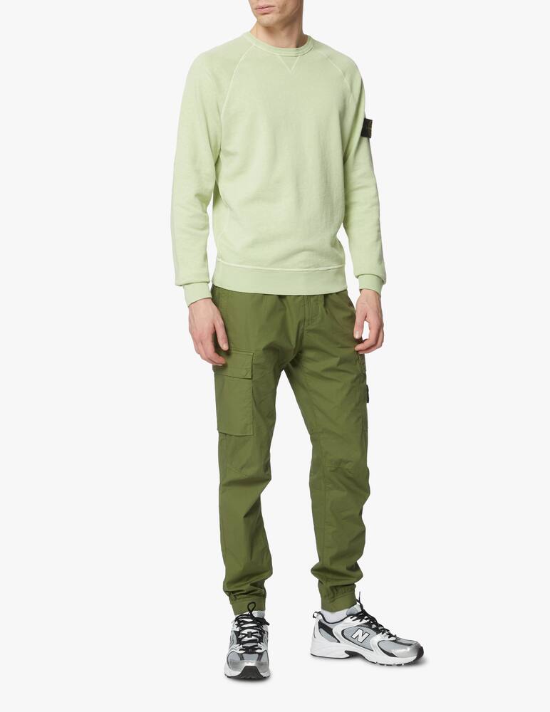 rinascente Stone Island Malfie roundneck sweatshirt - green