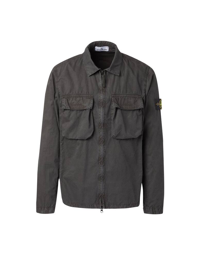 Stone Island Overshirt zip pocket - black - picture 5 Stone Island Overshirt zip pocket - black - picture 5