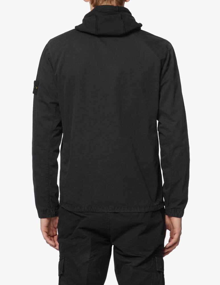 rinascente Stone Island Overshirt zip pocket - black